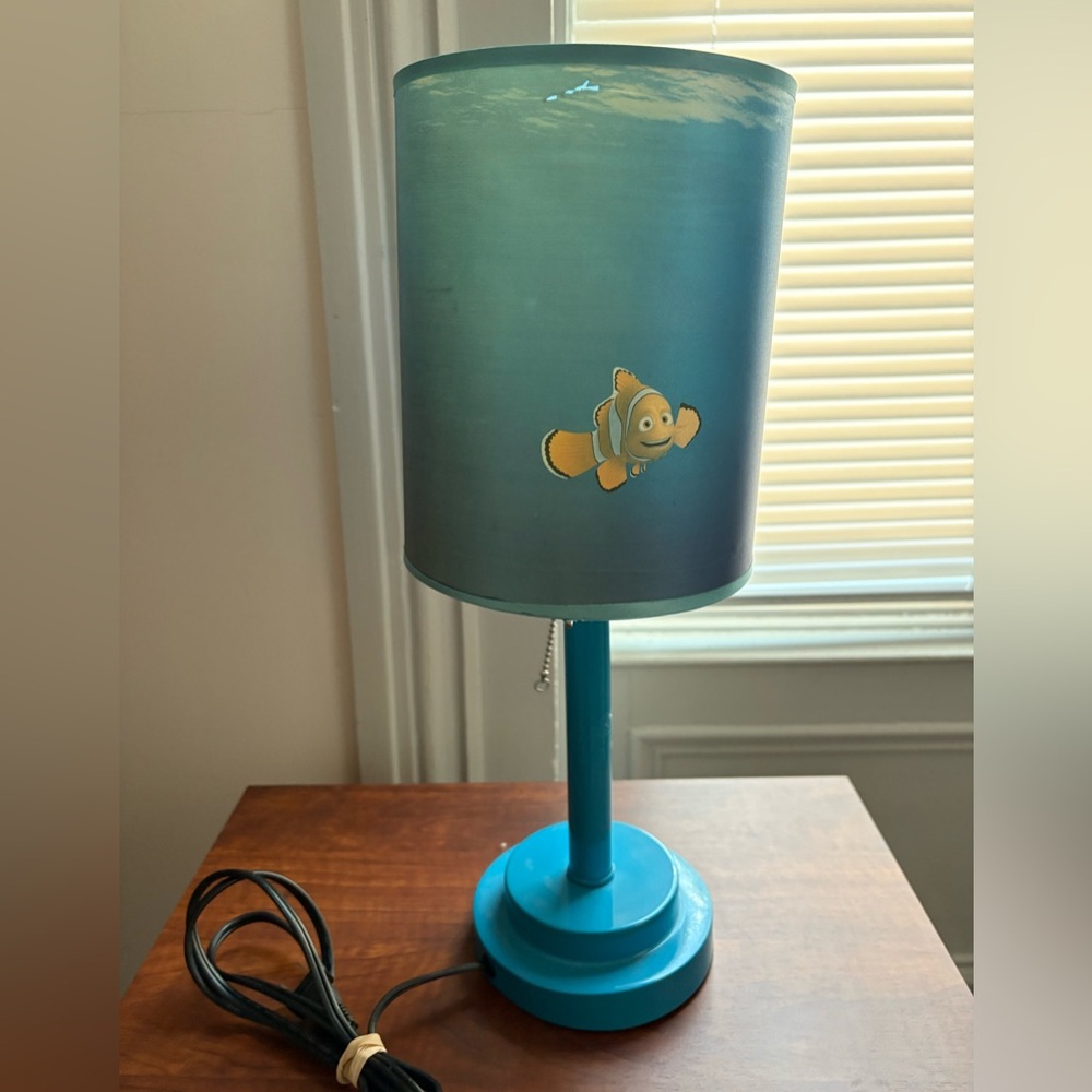 Disney Finding Nemo Shark Table Lamp Nursery Decor